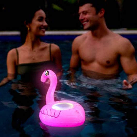SoundCandy floating LED Flamingo Speaker with Bluetooth