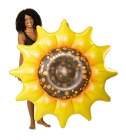 Inflatable Sunflower Island Pool Float Giant 