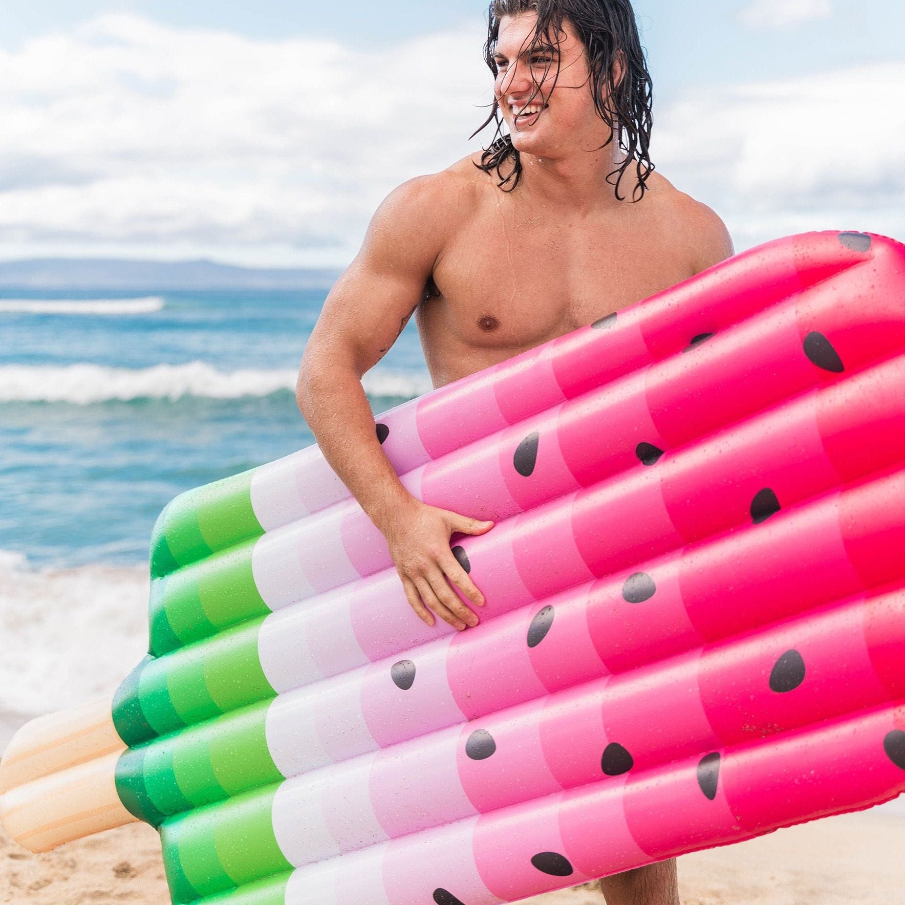 Inflatable Watermelon Ice Pop Pool Raft Giant