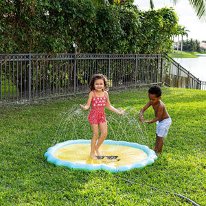 Water Splash Pad Sprinkle Good Vibes Sunshine Giant Size