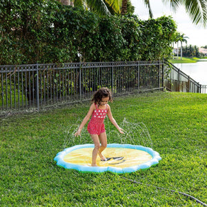 Water Splash Pad Sprinkle Good Vibes Sunshine Giant Size
