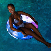 Inflatable Galaxy Deep Space Illuminated LED Pool Tube PoolCandy
