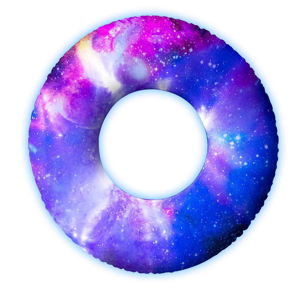 Inflatable Galaxy Deep Space Illuminated LED Pool Tube PoolCandy