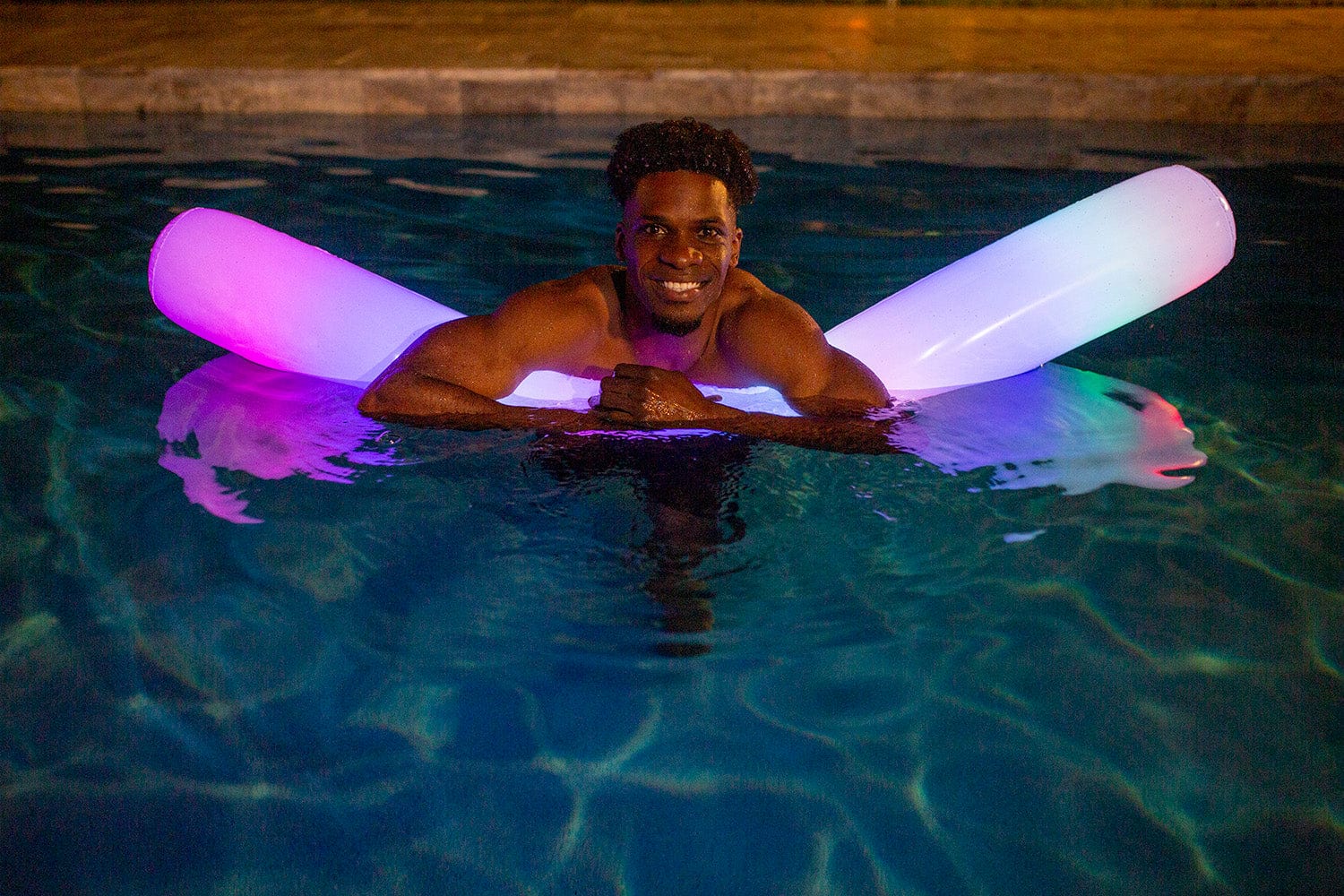Inflatable Noodle Pool Float Illuminated LED Giant PoolCandy