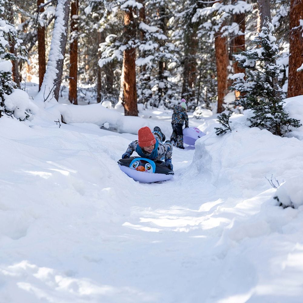 SNOWCANDY Snow Tube Inflatable Penguin Snow Sled SnowCandy
