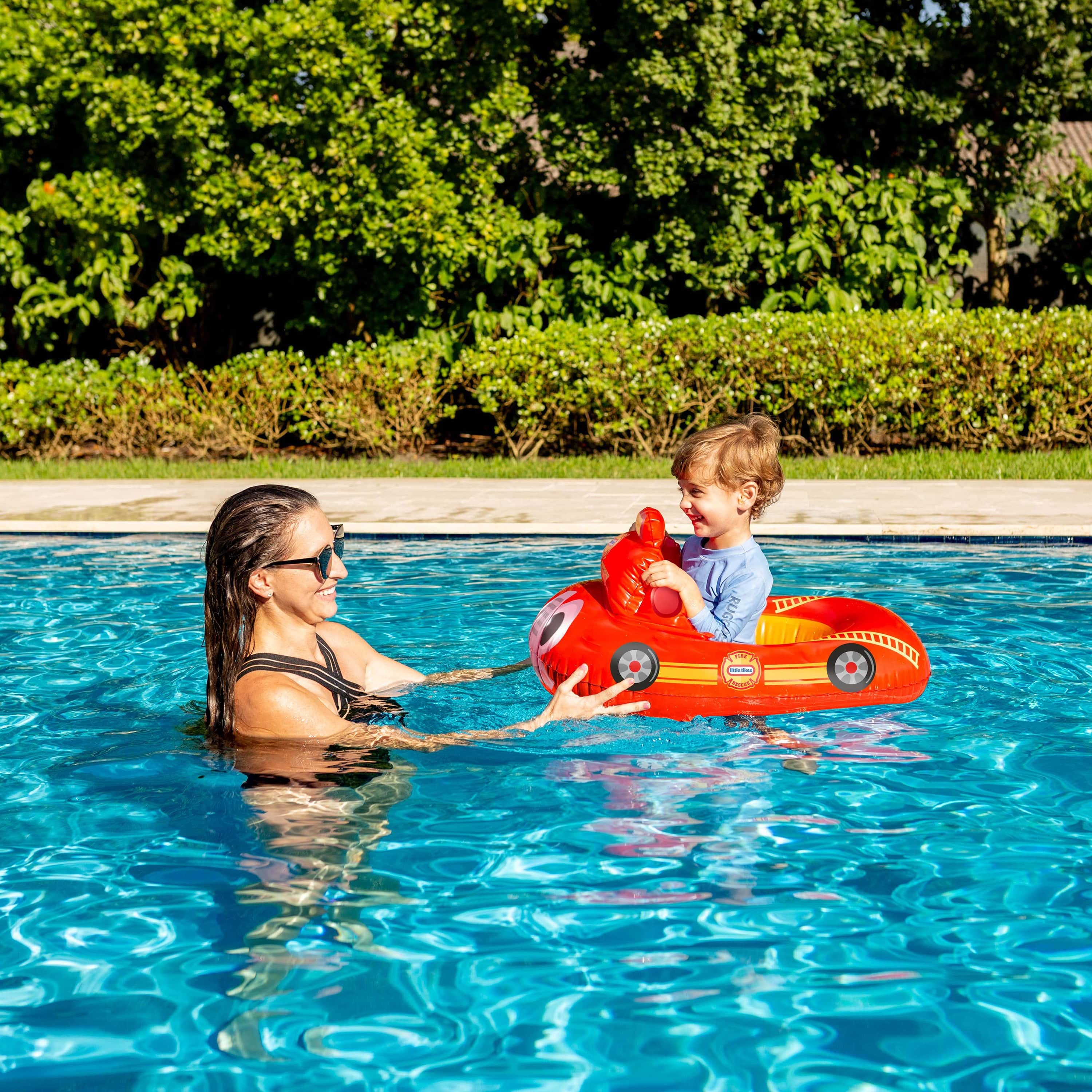 PoolCandy Little Tikes Fire Truck Toddler Float