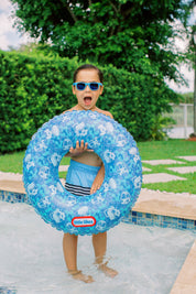PoolCandy Inflatable Pool Tube Little Tikes Pool Tube - 27" - Blue Pattern