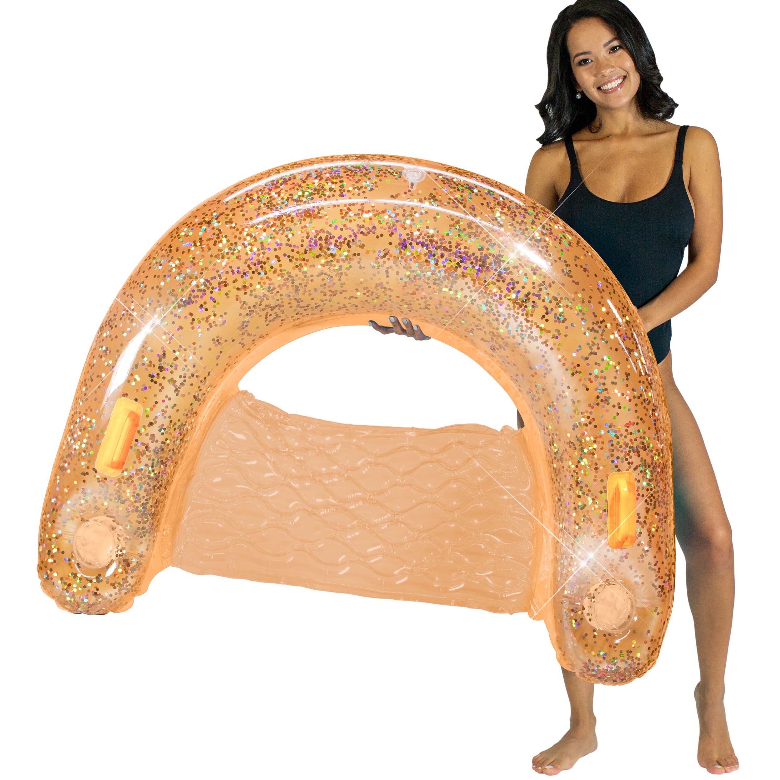 PoolCandy Mango Glitter Sun Chair Jumbo 48"