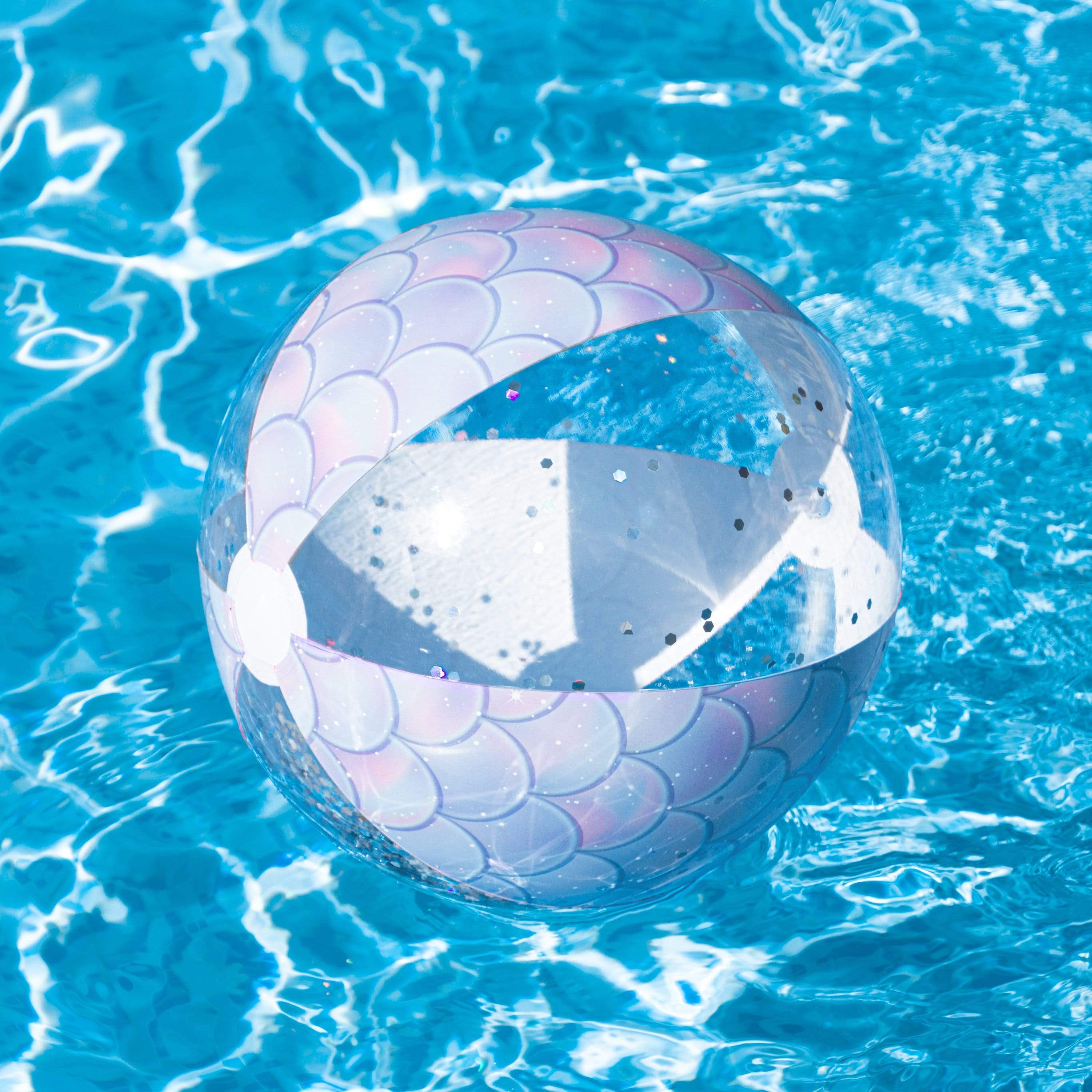 Inflatable Beach Ball Mermaid Glitter