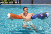 Inflatable Stars & Stripes Pool Noodle Float Giant Size