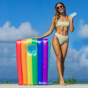 Inflatable Rainbow Cornhole Toss PoolCandy
