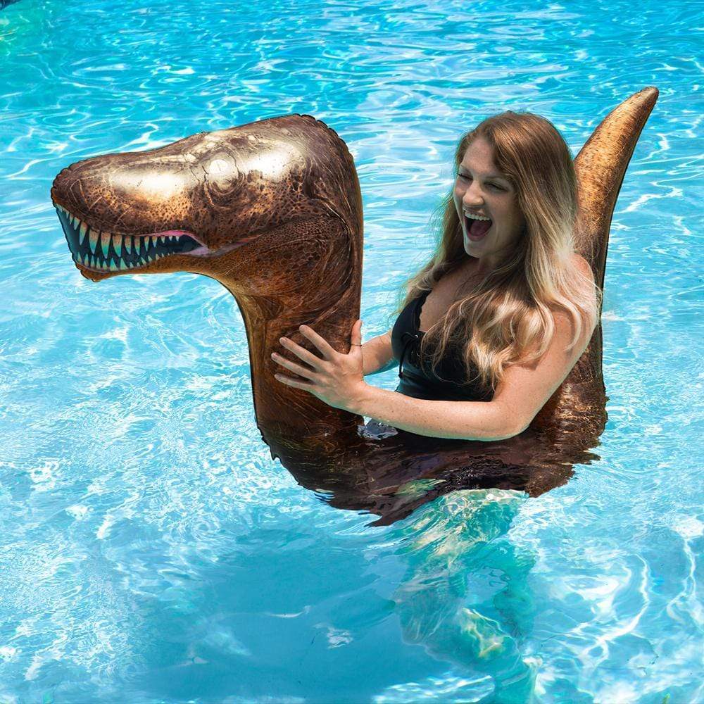 Inflatable T-Rex Pool Ride On Noodle