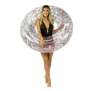 Inflatable Pool Float Multicolor Glitter Jumbo 48 Inch PoolCandy