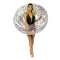 Inflatable Pool Float Multicolor Glitter Jumbo 48 Inch PoolCandy