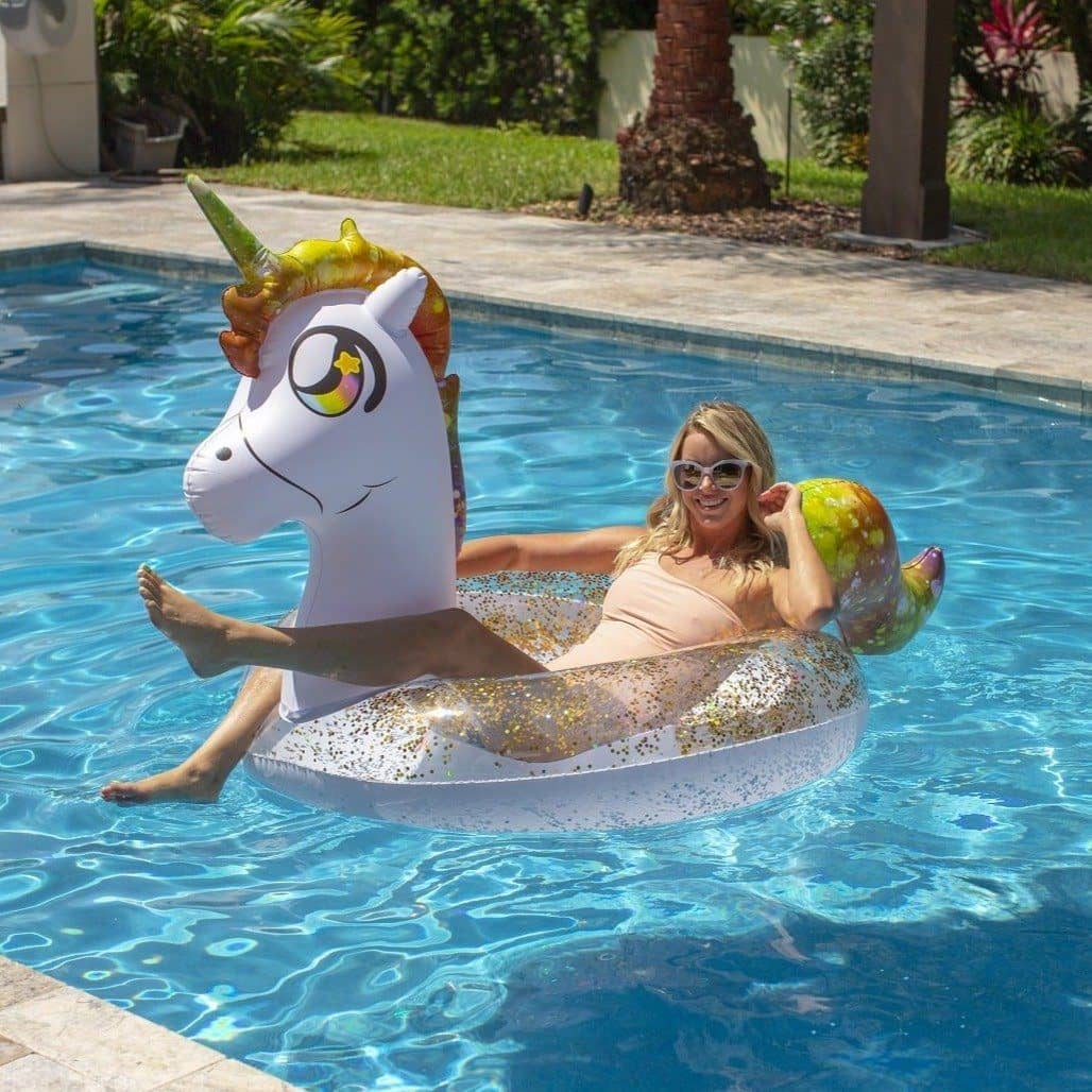 Jumbo Unicorn Pool Tube 48" PoolCandy