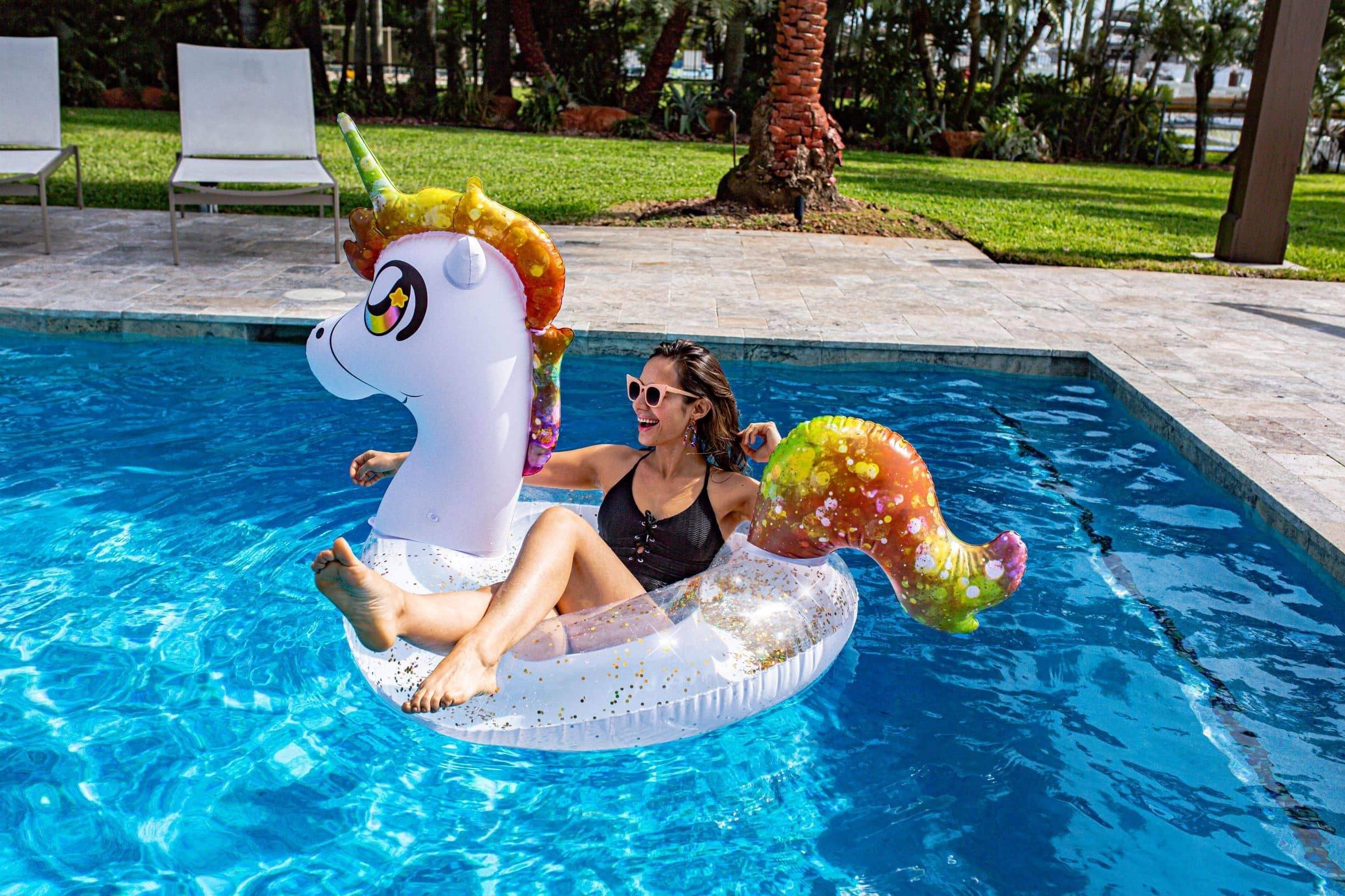 Jumbo Unicorn Pool Tube 48" PoolCandy