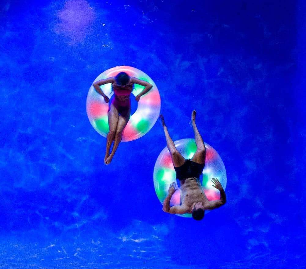 Inflatable LED Illuminated Pool Tube Multi-Color Jumbo PoolCandy