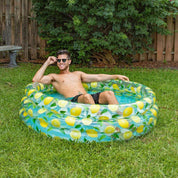 Inflatable Sunning Pool Lemon Print PoolCandy