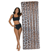 Inflatable Pool Raft Leopard Print Deluxe PoolCandy