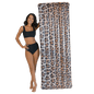 Inflatable Pool Raft Leopard Print Deluxe PoolCandy