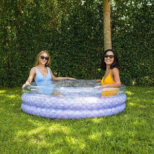 Inflatable Sunning Pool Mermaid Glitter PoolCandy