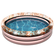 Inflatable Sunning Pool Rose Gold Glitter PoolCandy