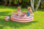 Inflatable Sunning Pool Rose Gold Glitter PoolCandy