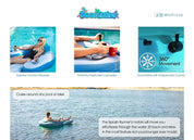 Splash Runner Motorized Inflatable Pool Tube 2.5 PoolCandy