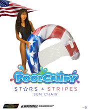 Inflatable Pool Sun Chair Stars & Stripes Jumbo