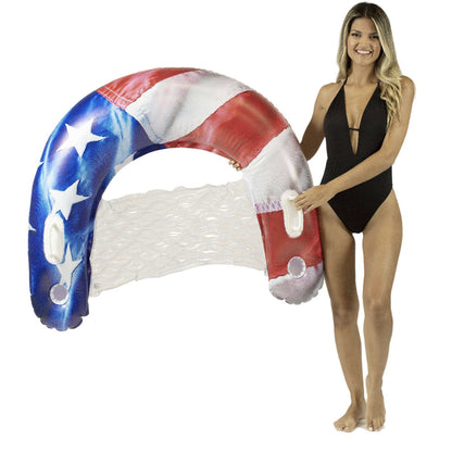Inflatable Pool Sun Chair Stars & Stripes Jumbo