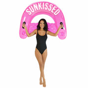 Inflatable Sun Chair Sweet Shop Bubble Gum Pink Color