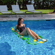 Inflatable Pool Raft Tropical Fruit Print PoolCandy