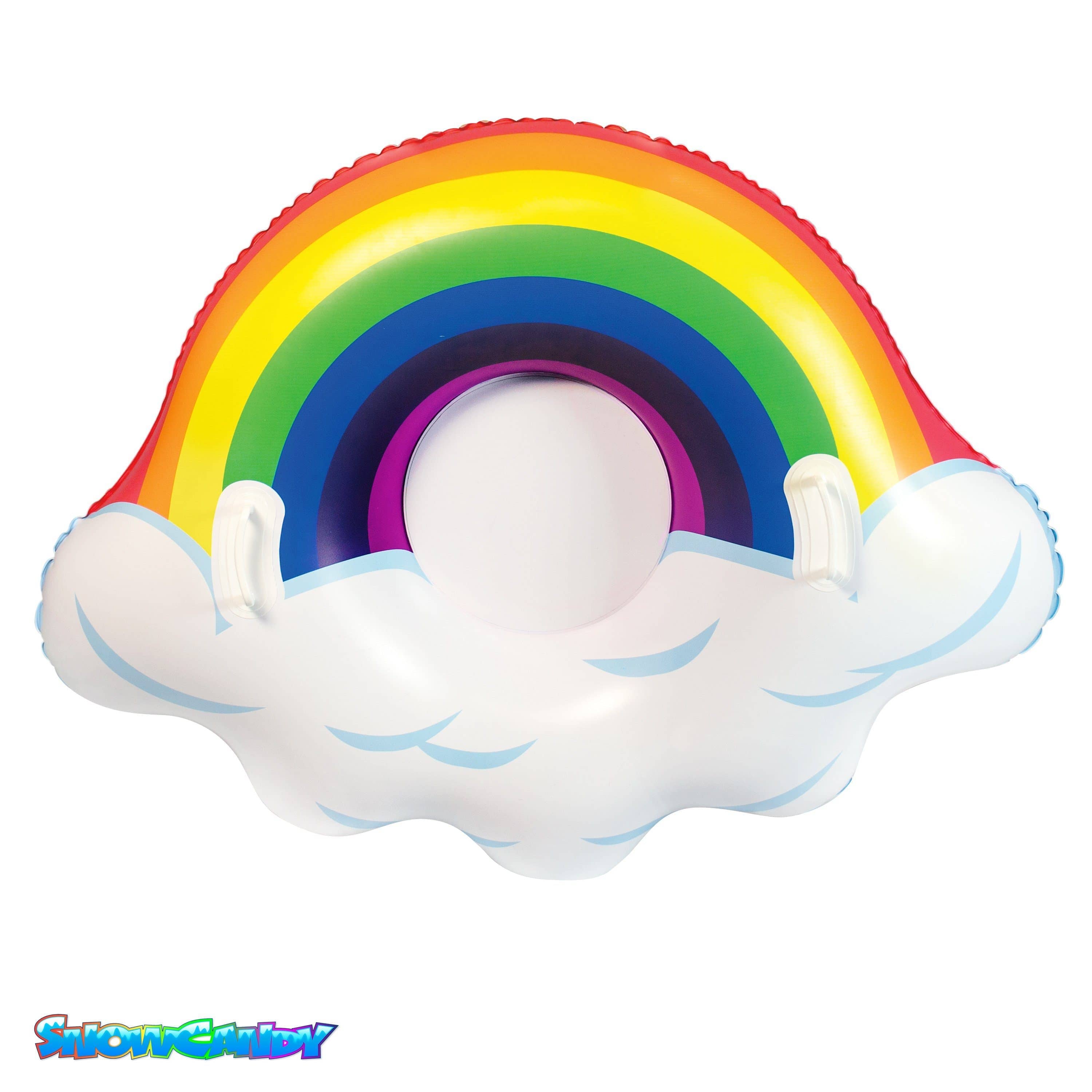 Inflatable Snow Tube Arctic Rainbow Jumbo Size SnowCandy