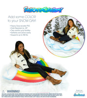 Inflatable Snow Tube Arctic Rainbow Jumbo Size SnowCandy