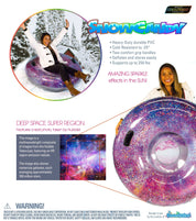 Glitter Galaxy Snow Tube 48" by SnowCandy