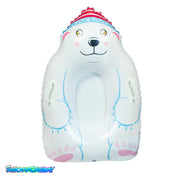 Inflatable Polar Bear Snow Sled - SnowCandy