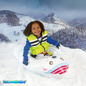 Inflatable Polar Bear Snow Sled - SnowCandy