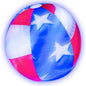 Inflatable Beach Ball Stars & Stripes Illuminated LED Jumbo