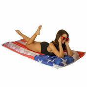 Inflatable Pillow Pool Raft Stars & Stripes