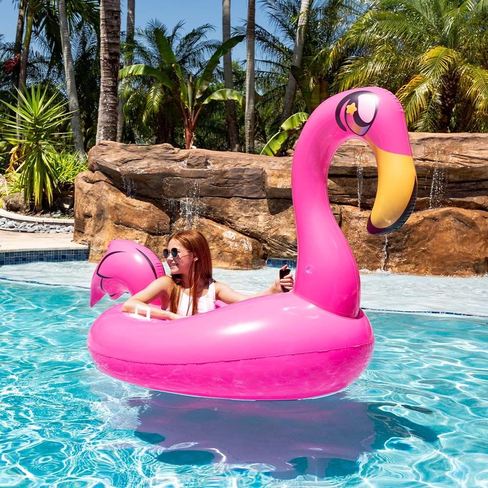 Tube Runner Motorized Flamingo Pool Float Special Edition