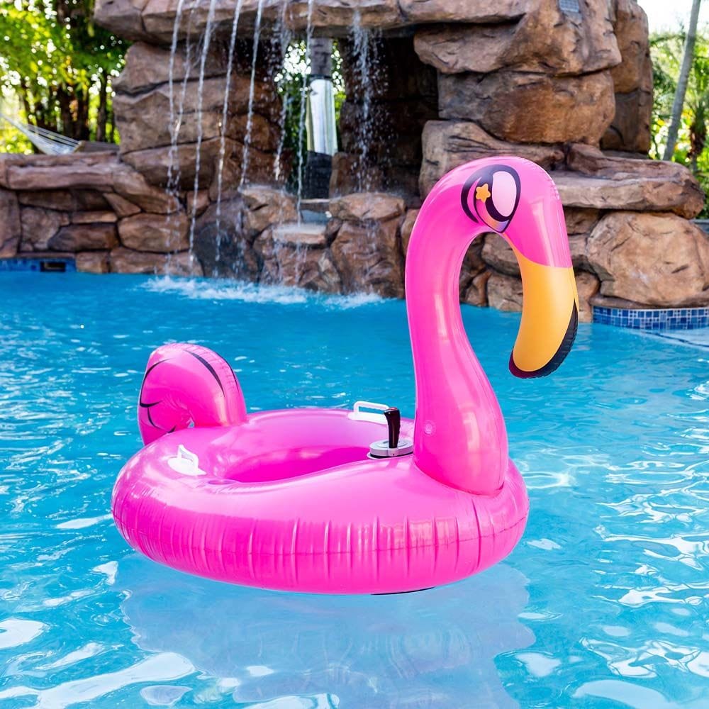 Tube Runner Motorized Flamingo Pool Float Special Edition