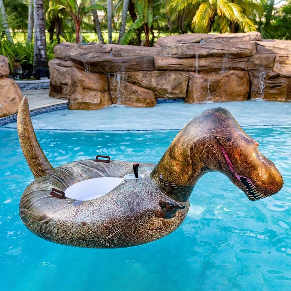 Tube Runner Motorized T-Rex Pool Float Special Edition