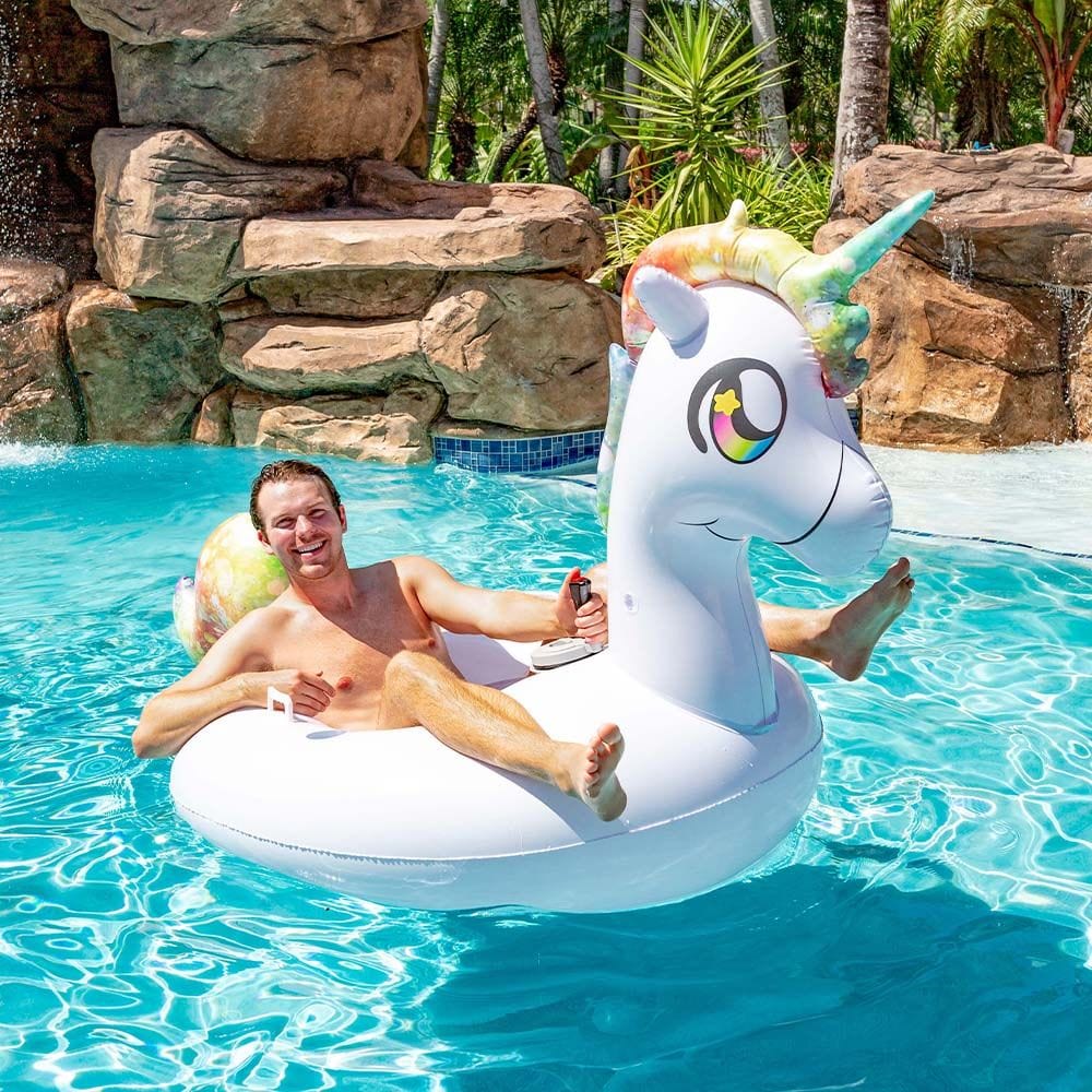 Tube Runner Motorized Unicorn Pool Raft Special Edition