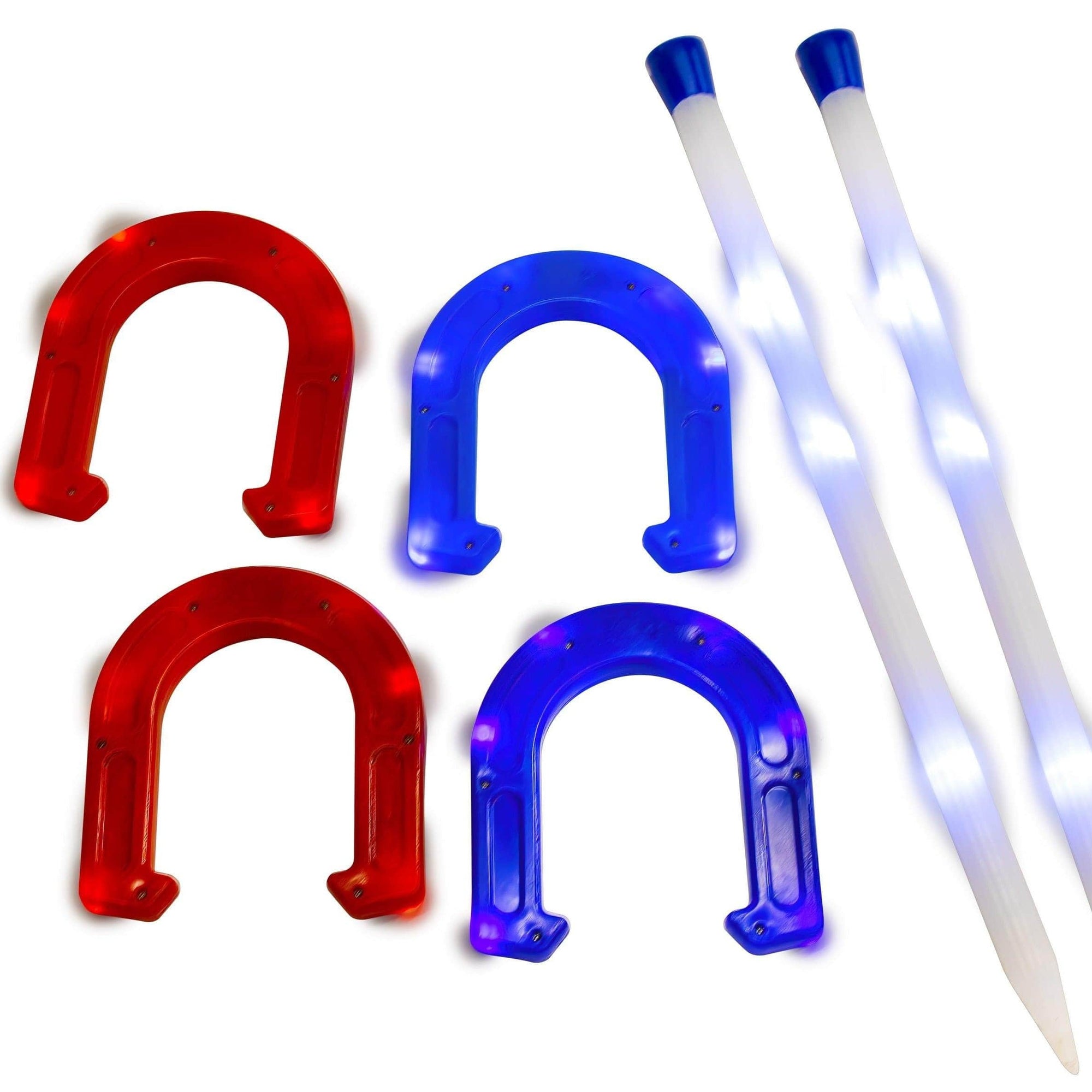 Horseshoes Game Set Illuminated LED YardCandy