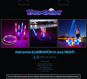 Illuminated LED Lawn Darts Game YardCandy
